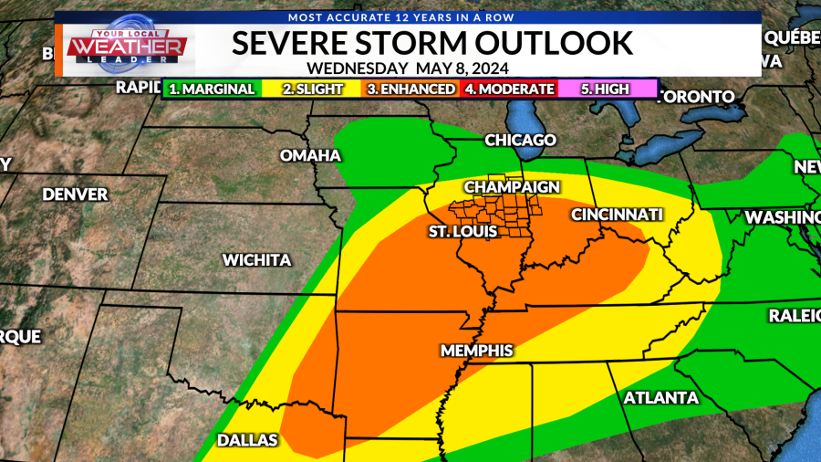 WEATHER NOW: Several rounds of severe storms heading our way