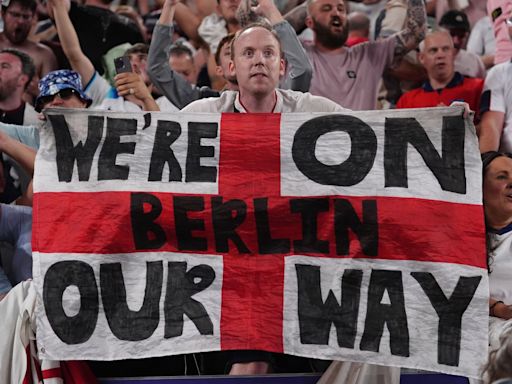 Euro 2024: Tens of thousands of England fans head to Berlin for Sunday's final