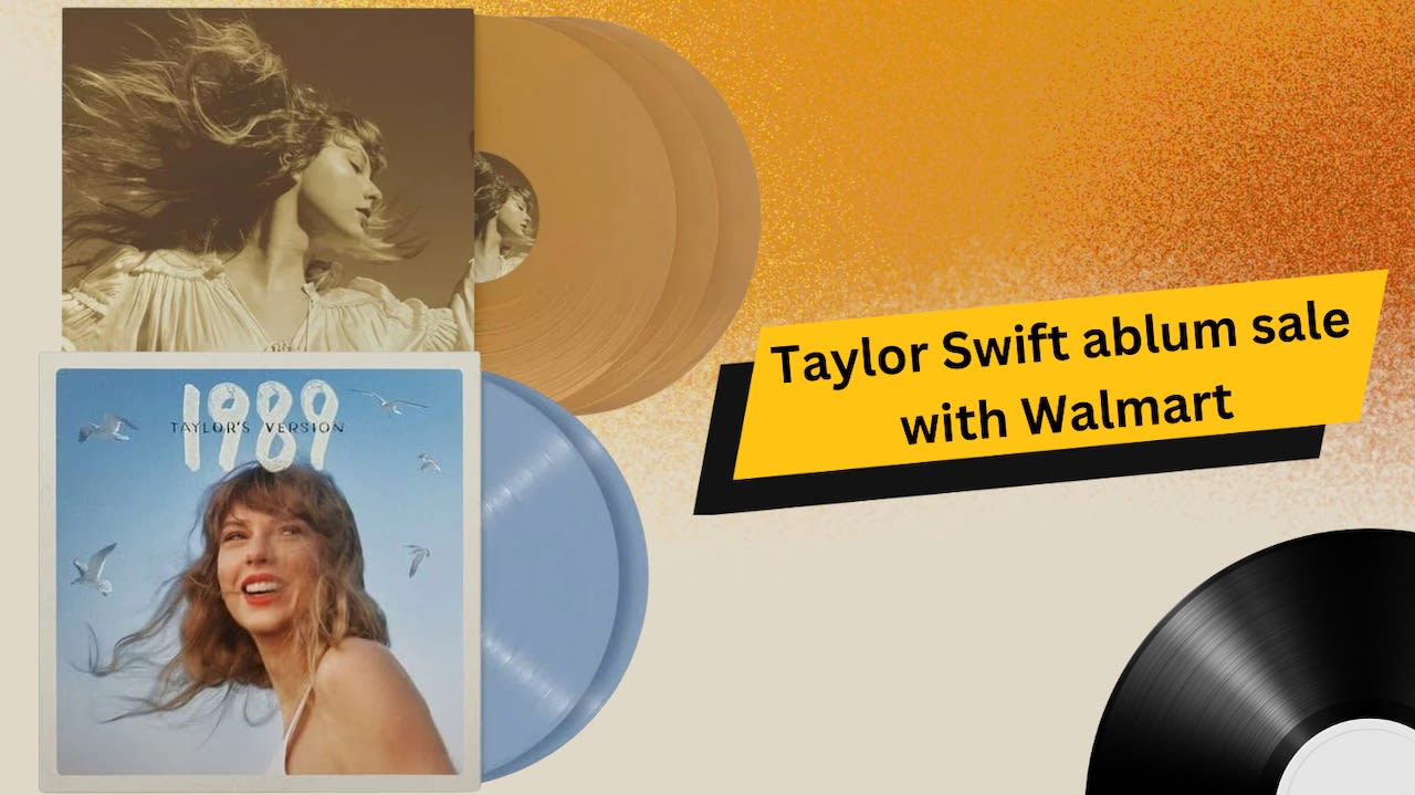 Walmart is having a rare sale on Taylor Swift vinyl and CDs for a limited time