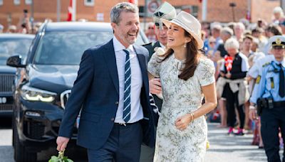 King Frederik and Queen Mary of Denmark visit to summer palace