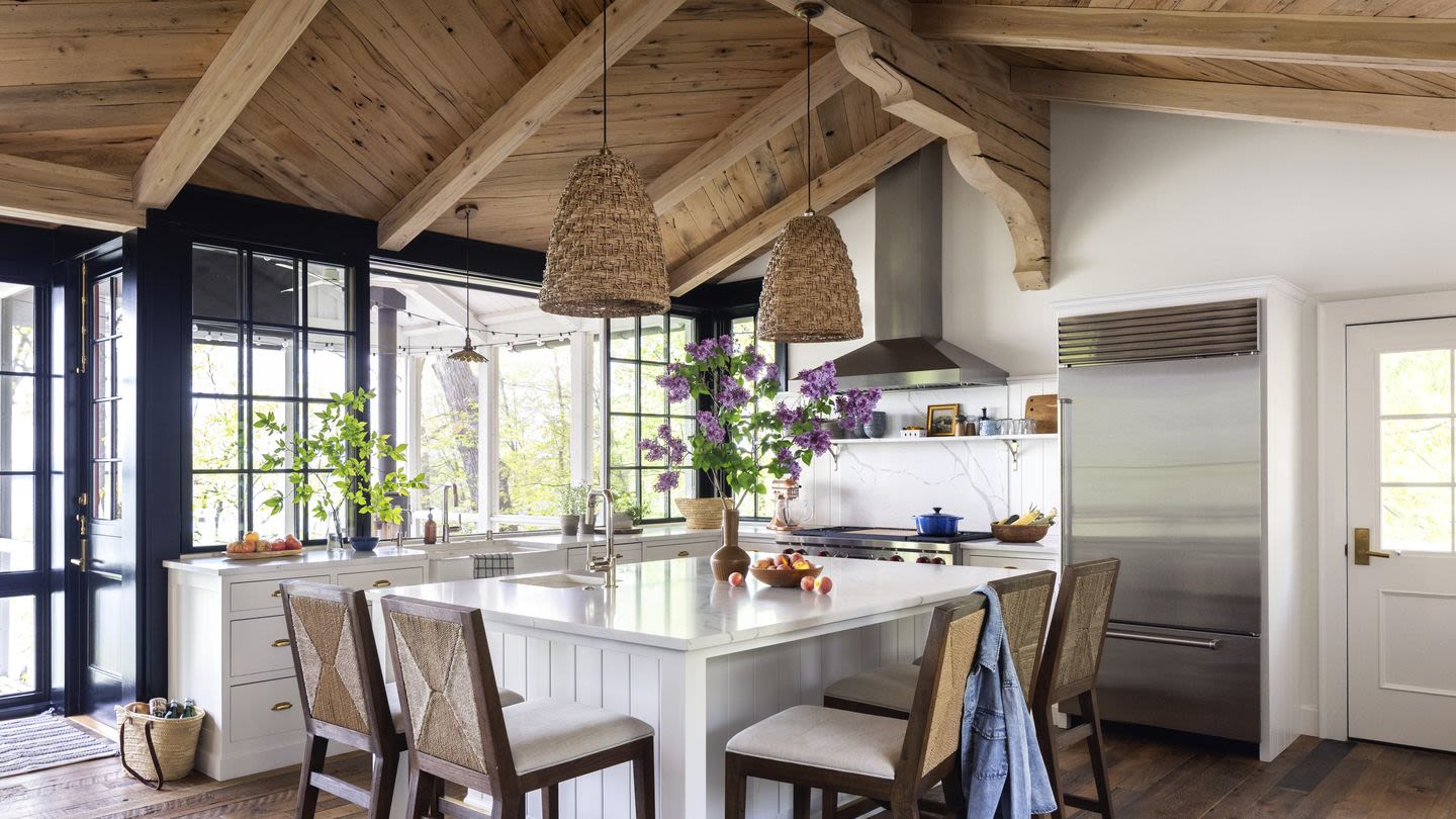 Nothing Adds Country Charm to a Space like Wood Ceilings