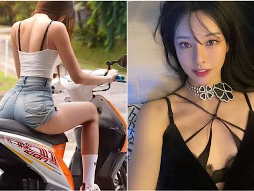 正妹穿熱褲騎車「炸出白皙屁股蛋」！身分曝光…竟是氣質鋼琴女神