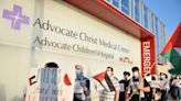 Advocate Health staff stage protest, allege disparities and discrimination in response to Gaza crises