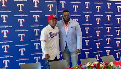 David Ortiz Jr., hijo de David Ortiz, firma acuerdo como prospecto de Rangers