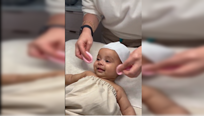 Adorable Baby Enjoys Spa Treatment in Heartwarming Viral Video