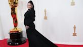 Vanessa Hudgens Debuts Baby Bump in Vera Wang at the 2024 Oscars