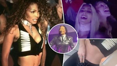 Kim Kardashian wears $25K auctioned Janet Jackson outfit from ‘If’ music video to concert