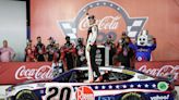 Kyle Larson, Donald Trump and ringing the Bell: A wild and stormy night at Coca-Cola 600