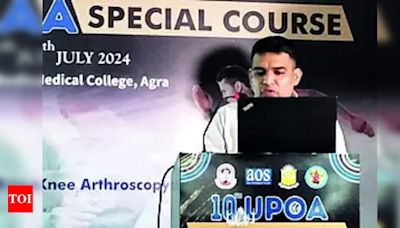BHU ortho professor presents on the dark side of posterolateral corner injuries at UPOA special course | Varanasi News - Times of India