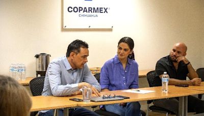 Recibe COPARMEX a Andrea Chávez;"buscamos puentes de dialogo": Carrejo