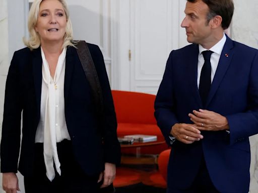 Emmanuel Macron desafió a Marine Le Pen a un debate antes de las elecciones europeas