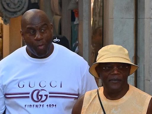 Magic Johnson, Samuel L. Jackson spotted vacationing in Saint-Tropez