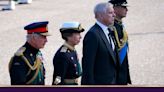 King leads procession behind Queen's coffin through Edinburgh