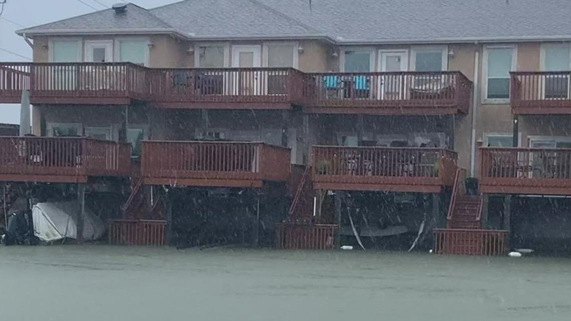 Alberto floods beaches and coastal roadways, swells canals