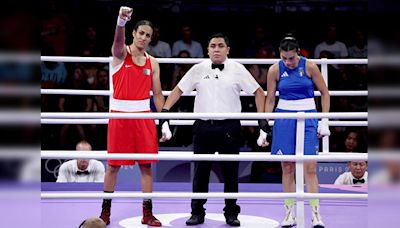 Polémica en París: Ángela Carin se retira a los 46 segundos de su pelea contra la argelina Imane Khelif