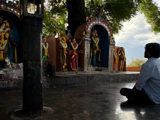 Dhanush offers prayers at his ancestral temple in Theni district ahead of Raayan release, shares PHOTO