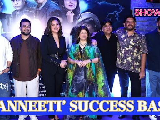 Lara Dutta, Jimmy Shergill, Tisca Chopra Attend The Success Bash Of 'Ranneeti' In Mumbai; WATCH - News18