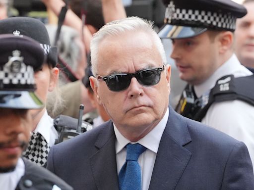 Ex-BBC presenter Huw Edwards arrives at court to face indecent images charges