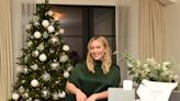 Hilary Duff Pairs Leopard-Print Pumps With Festive Green Look for Below 60° Cocktail Party