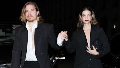 Barbara Palvin holds hands with proud husband Dylan Sprouse in Paris