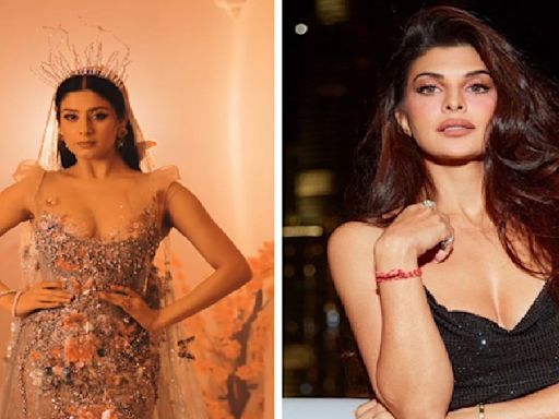 Isha Malviya Leaves Jacqueliene Fernandez Mesmerized With Her Ultra-glamorous Look In Shimmery Gown