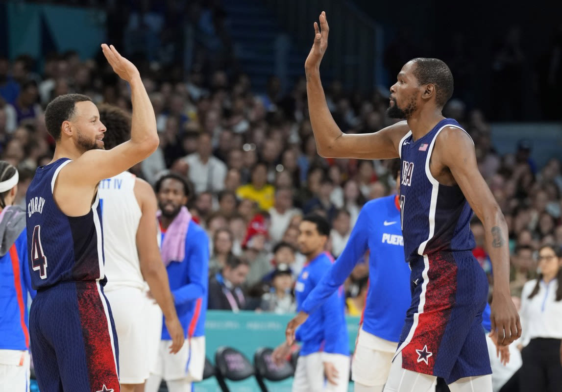 Kevin Durant On Stephen Curry’s 4th Quarter Against France: “The Greatest Heat Check Of All Time”