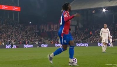 La provocación de un jugador del Crystal Palace en la goleada al Manchester United que generó controversia en la Premier Legue: “Es una cuestión de respeto”