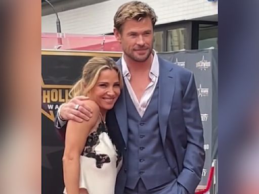 Chris Hemsworth Gives Tear-Jerking Tribute To Wife Elsa Pataky During Walk Of Fame Speech