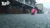 3颱共舞+超級藍月 5縣市防豪大雨南部海水倒灌