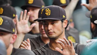 Padres' Yu Darvish Throws Live Batting Practice in San Diego