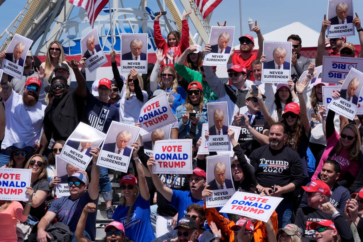 Jersey Shore swamped with ‘80,000 MAGA supporters’ as Trump hits stage in Wildwood