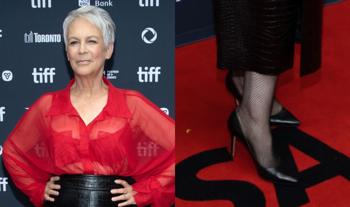 Jamie Lee Curtis Goes Classic in Black Leather Pumps at ‘The Last Showgirl’ Premiere at the Toronto International Film Festival