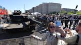 Russia is displaying its war 'trophies' — an array of captured Western hardware like Abrams and Leopard tanks — saying 'victory is inevitable'
