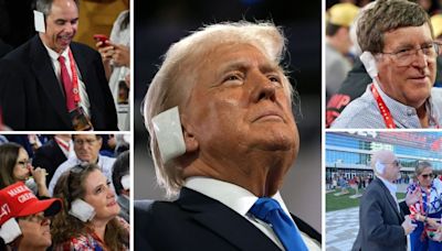 In Pics: Republicans Wear Ear Bandages To Show Support For Trump After Assassination Bid