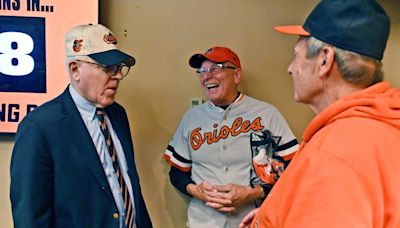 Orioles owner David Rubenstein, as unassuming as a billionaire can be, mingles with fans at his debut