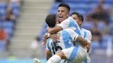 Argentina beats Ukraine 2-0 to reach the quarterfinals of the Olympic men's soccer tournament