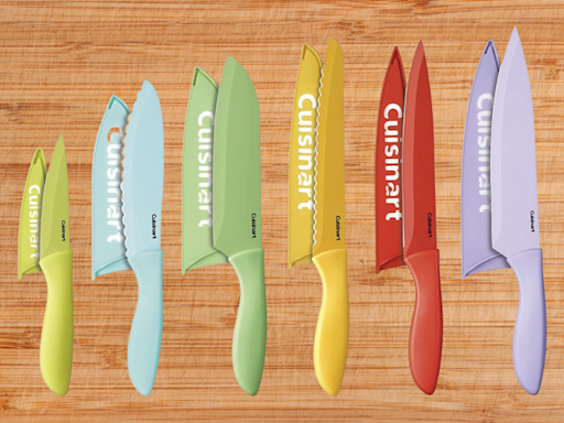Chop chop! This colorful Cuisinart knife set is just $22 for Memorial Day — that's a sharp 65% off