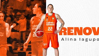 Alina Iagupova renueva por una temporada con el Valencia Basket