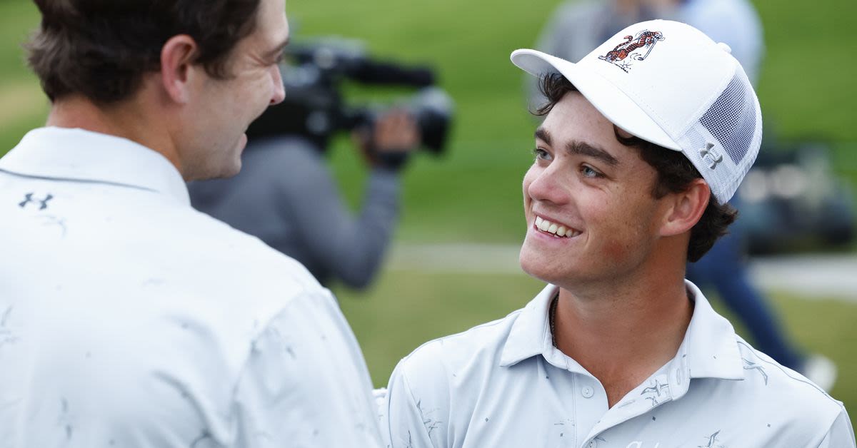 Auburn Golf’s Jackson Koivun admires Ludvig Åberg for paving the way