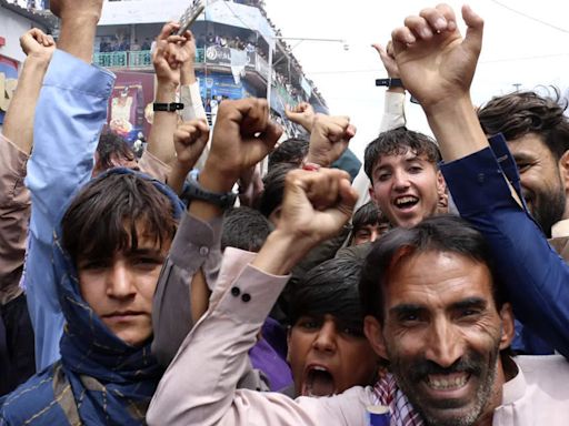 Celebrations erupt in Afghan cities after World Cup heroics