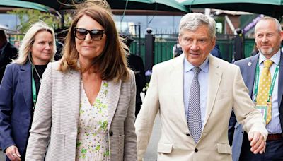 Kate Middleton's Parents Attend Wimbledon Again amid Speculation of Her Possible Appearance This Weekend