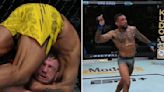 UFC Fight Night 232 video: Joanderson Brito ninja chokes Jonathan Pearce, takes off shorts in celebration