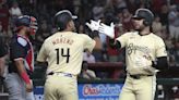 Eugenio Suárez hits 3 HRs, Diamondbacks tie team mark with 22 hits in 17-0 rout of Nationals