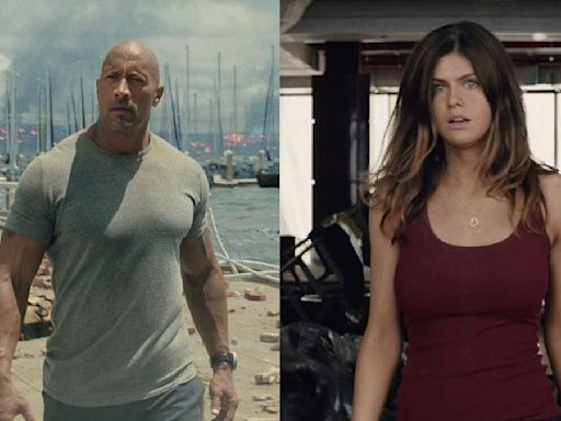 Alexandra Daddario Posts San Andreas Reunion Picture With Dwayne Johnson (Kind Of)