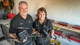 Couple behind Clovis’ Santa Claus Lane takes the light show to the sky — with drones