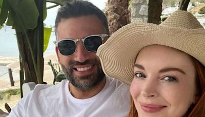 Lindsay Lohan Celebrates Husband Bader Shammas on His First Father's Day as a Dad: 'We Love You'