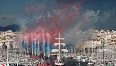 Historic ship delivers Olympic flame to France for the Summer Games