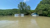 They planned to get married outside their beloved home. And then the floods came