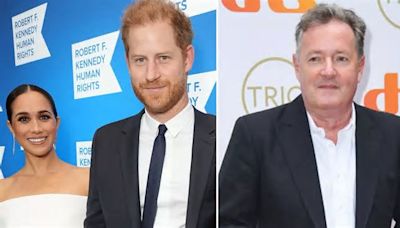 Piers Morgan takes a sly swipe at Harry and Meghan over upcoming Nigeria trip
