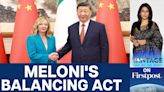 In China, Giorgia Meloni Vows to Relaunch Bilateral Ties |
